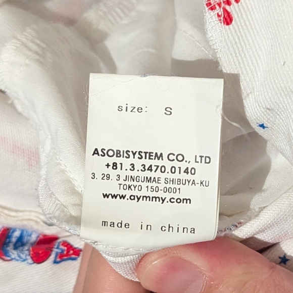 *RARE* AYMMY IN THE BATTY GIRLS JUNK PATTERNED OVERALLS - US S - Picture 6 of 6